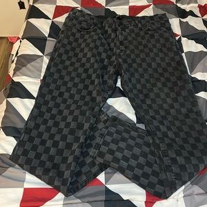 Black and grey fashion nova pants great pick up 🔥